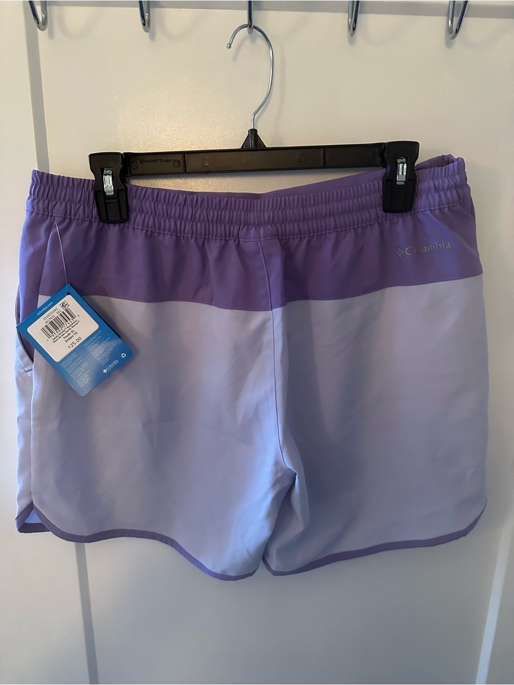 Columbia Girl’s Two-Tone Lavender Active Shorts